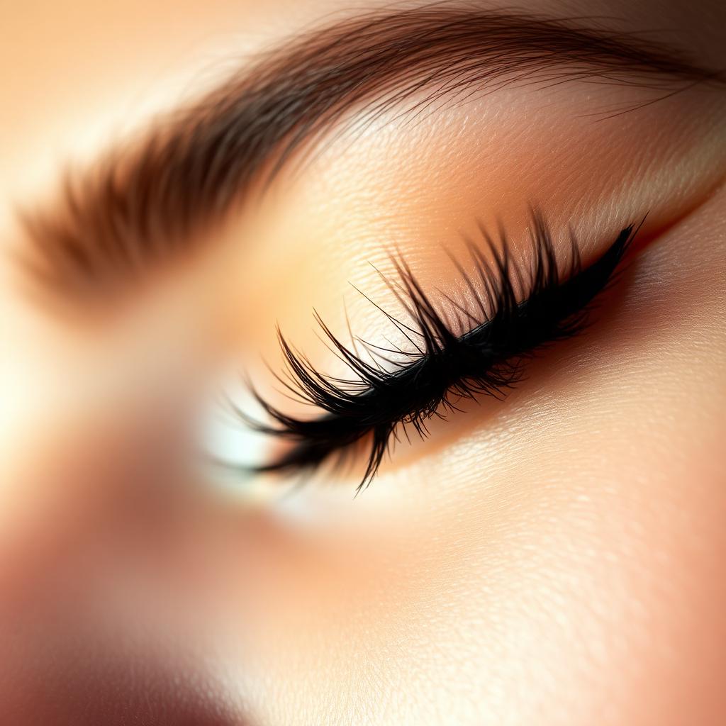 Editorial close-up illustrating a fuller volume lash finish.